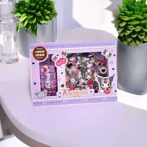 Kuromi Washi Tape and Stickers set